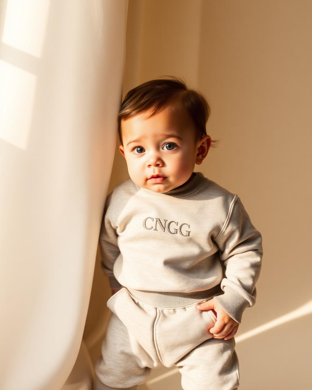 The Little Club Sweat Set — A soft sweatshirt and jogger for early steps.