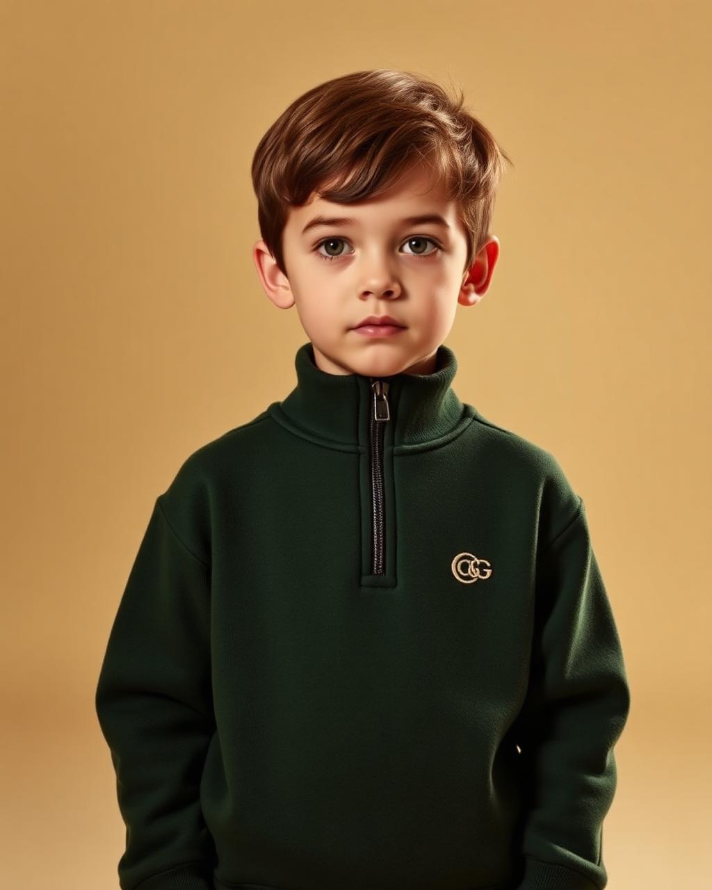The Belgravia Quarter Zip — A quarter zip with a standing collar.