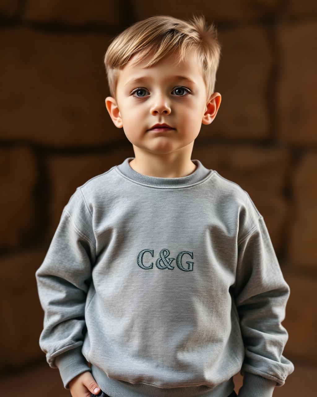 The Kensington Sweat — The house sweatshirt, drawn smaller.