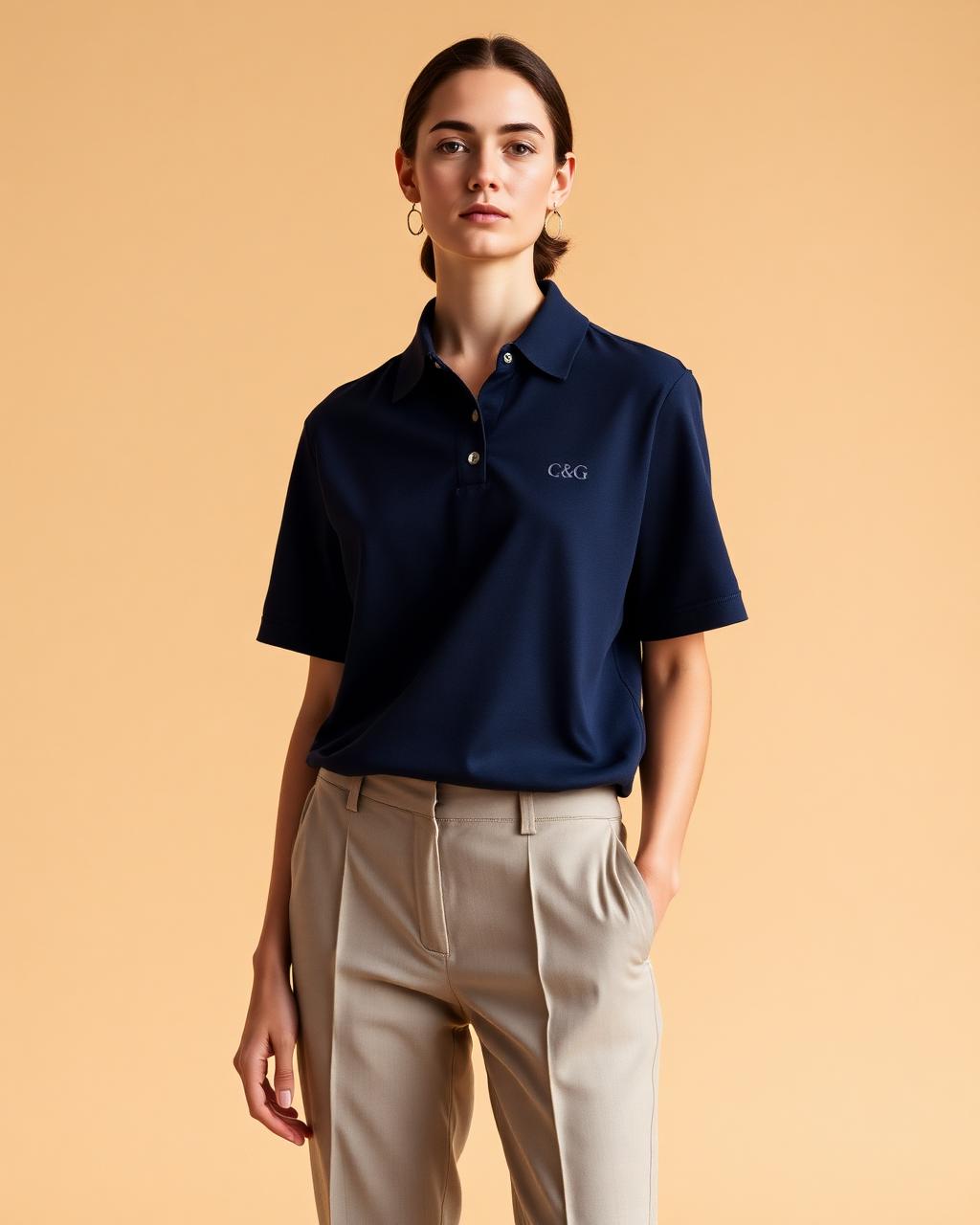 The Mayfair Polo — Relaxed polo with a pressed collar.